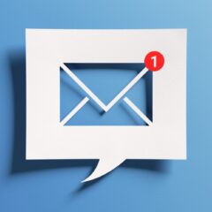 New,Email,Notification,Concept,For,Business,E-mail,Communication,And,Digital