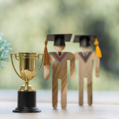 Education,Graduation,In,Achievement,Success,Concept:,Students,University,Models,With